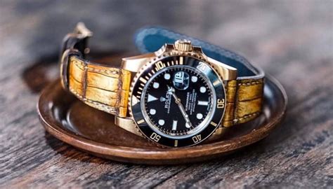 bracelet cuir pour rolex submariner|rolex submariner value over time.